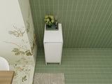 12" Freestanding Bathroom Storage Cabinets,Soft Close Doors,Floor Mounting Design, W999P251808