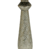 WOODEN AND WHITE METAL FITTED TABLE 69345.00