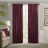Pleat Curtain Panel with Tieback B035129637