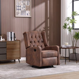 COOLMORE Recliner Chair,360 Degree Swivel Nursery Chair,Glider Chair,Modern Small W1539P151223