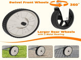 Bigger Super Jumbo Shopping Cart,Grocery Cart on Wheels, Foldable Utility Shopping Carts with Double 11211682