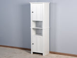 Bathroom Floor Storage Cabinet with 2 Doors Living Room Wooden Cabinet with 6 Shelves 15.75 11.81 14167354