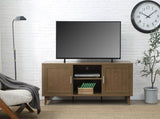 Modern 60 Inch TV Stand for TVs up to 65 inches, Classic Walnut Finish B108P208917
