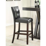 Cappuccino and Black Bar Height Stool B062P153484