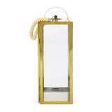 ZUN LARRY 19"H STAINLESS STEEL LANTERN 72176.00GLD