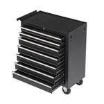 ZUN Rolling Tool Chest with 7-Drawer Tool Box with Wheels Multifunctional Tool Cart Mechanic Tool W2660P217919