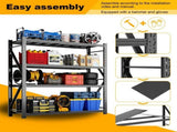 Heavy Duty Garage Shelving Units 72"H48"W24"D, 5-Tier Steel Adjustable Metal Storage Shelves,3000 27824255