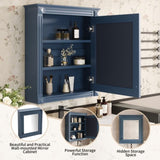 24'' x 27'' Wall Mounted Bathroom Storage Cabinet with Mirror, Medicine Cabinet with Height N710P195492C