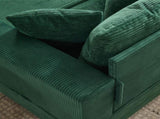 Chaise Lounge Chair Removable Storage Ottoman Accent Sofa Bed Upholstered Sleeper Couch Bed W1170P353051