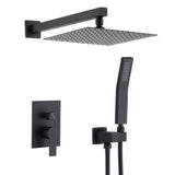 12 Inch Bathroom Rain Shower Combo Set With Hand Shower W121749882