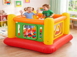 3-in-1 Inflatable Bounce House, Thick PVC Kids Jumping Castle with Visible Wall, Indoor Outdoor Blow 85141553