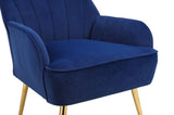 Modern Mid Century Chair velvet Sherpa Armchair for Living Room Bedroom Office Easy Assemble W136165560