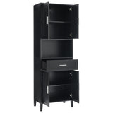 70.9" High Freestanding Tall Bathroom Cabinet with a Drawer, 2 Cabinets, 4 Soft-Close Doors, 2 N729P272001B