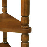 33.8'' Small Triangle Table, Wood Side Table for Small Spaces/ Living Room, 3 Tier End 82781296