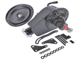 Black Steel Power Steering Pump With Bracket Kit & Pulley Fit for Small Block Chevy 265 283 305 327 71782395
