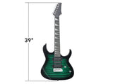 170 Model 39in Electric Guitar HSH Pickups Black complete starter kit suit for Hard Rock 62898820