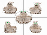 Halloween Ghost Storage Bowl Figurine, Spooky Candy Dish with LED Light for Halloween Party 02679682