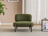 25.5" Modern Boucle Lounge Chair with Solid Wood Frame, Soft and Durable Boucle Upholstery, Perfect N767P256376G