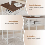 Bar table, equipped with 2 bar stools , with backrest and partition W578P303857