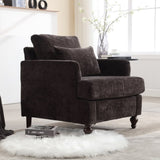 COOLMORE Wood Frame Armchair, Modern Accent Chair Lounge Chair for Living Room,Tufted Club Chair, W395P151910