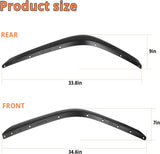 Front & Rear Fenders Compatible with 2020-2024 Jeep Wrangler Gladiator JT Mojave & Rubicon, Off-Road W2801P235749