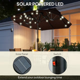 Cantilever Tilt Offset Patio Umbrella 14926696