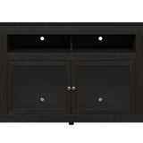 ZUN 95 inch TV Stand Console for TVs up to 100 inches, No Assembly Required, Mocha Finish B108P160185