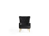 Modern Style Chair in Black B009139101