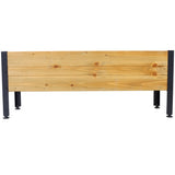 Wood Rectangular Garden Planter Box Raised Bed Outdoor,Planters for Outdoor Plants ,Elevated Herbs W465P182251