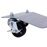 Car Dolly, Heavy Duty Wheel Dolly,4 Tire Wheel Dolly Car Stakes 6000lbs Capacity,Gray W465136665