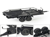 Trailer Car Heavy-Duty Trailer Cargo Carrier Kit For 1/10 RC Rock Crawler Truck 36837007