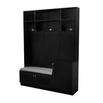 ZUN Elegant Design Hall Tree with Comfort and Storage Solutions, Functional Hallway Shoe Cabinet with 41177002