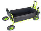 Fishing Cart Beach Cart Collapsible Wagon 9.85'' All-Terrain Wheels for Sand, Heavy Duty Garden Cart 36035924