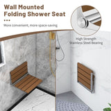 Wall mounted bathroom chair 49878955