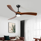 52 "3 solid wood leaf ceiling fan lights W2878P254289