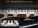 GPP-105 88 Key Full Size Semi-Weighted Standard Keyboards Digital Piano with 57920708