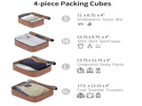 4 Piece Luggage Set Suitcase Set, ABS Hard Shell Lightweight Expandable Travel Luggage with 4 76669122