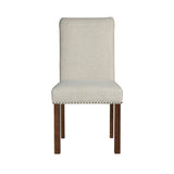 ZUN Upholstered Dining Chair with Nailhead Trim Set of 2 B035P265991