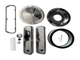 Engine Dress Up Kit 3 7/8" Valve Cover, 14" Air Cleaner Fit for SB Ford 260 351W 76702546