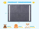 150 Pack Charcoal Dog Pee Pads 24"x24", 6-Layer Ultra Absorbent Pet Training Pads with Odor Control 62229265