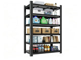 6-Tier Metal Storage Rack, 82"H Garage Shelving, Adjustable Shelves & Reinforced Double-Layer 41068774