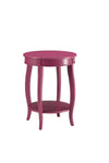 ZUN ACME Aberta Accent Table, Purple AC01228