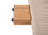 Outdoor Acacia Wood Patio Adjustable Lounge Chair - Uncushioned for Backyard Pool Garden - Beige N770P298695B