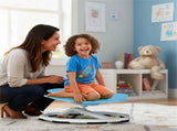 Light blue children's sensory rotating chair 360 &deg rotation, 220 pound capacity, planetary 95774985