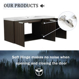 48 Inch Bathroom Cabinet With Resin Sink,Soft Close Doors,Float Mounting Design W999P206328