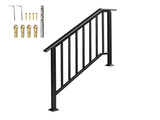Handrails for Outdoor Steps Fits 3 to 4 Steps 16753549