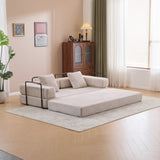 Floor,Compression Sofa,Convertible Floor Sofa Bed-with Pillow Back Support Armrest,Comfy Futon W3723P345007