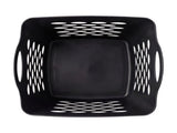 (3 pack) Flexible Square Laundry Hamper, Black Plastic 96577060