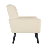 Modern Soft Teddy Material Ergonomics Accent Chair Living Room Chair Bedroom Chair Home Chair With W676P172468