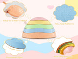 Kids Non-Slip Stepping Stones, 5 Sizes Balance Stones with Storage Bag for Indoor Outdoor 98555590